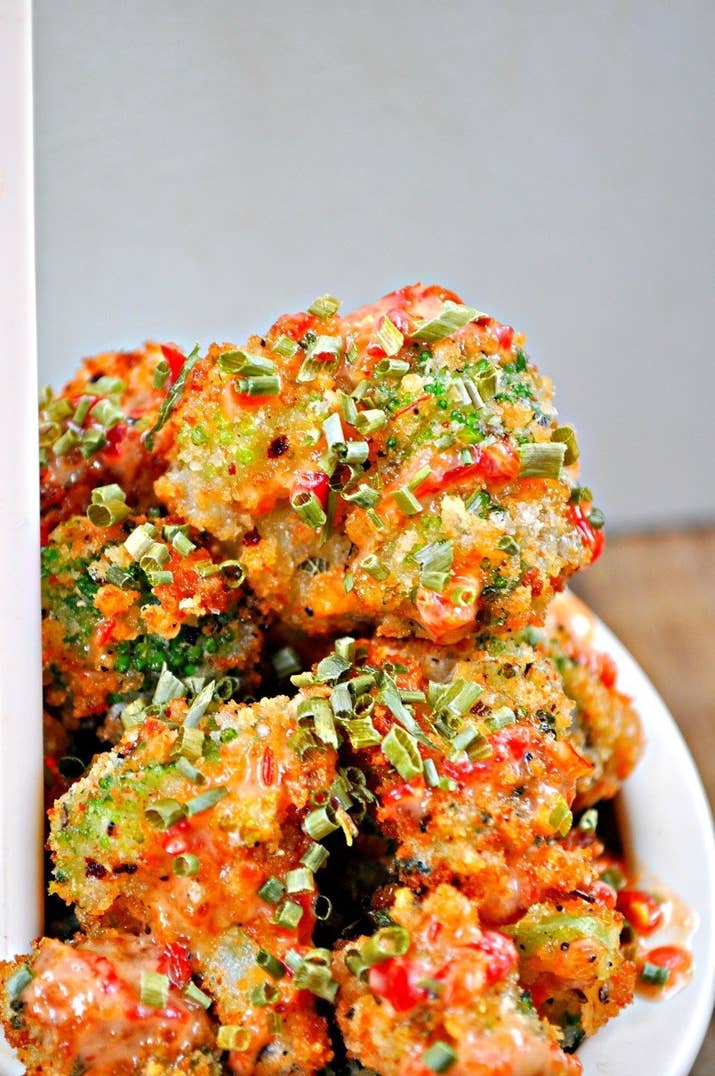 This battered, lightly fried and spicy broccoli is the answer for anyone who doesn't love eating vegetables. Get the recipe.