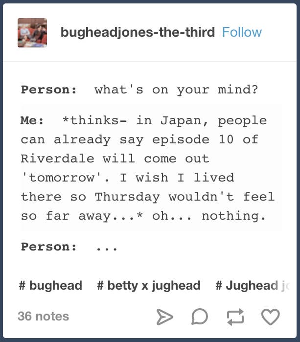 Just 21 Hilarious Tumblr Posts About Riverdale