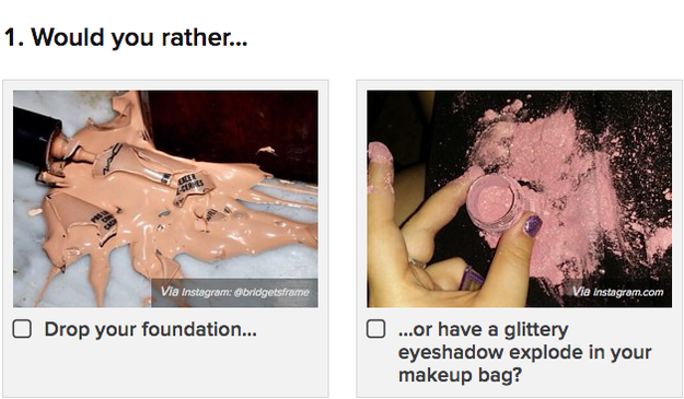 The Hardest Game Of “Would You Rather” For Makeup Addicts