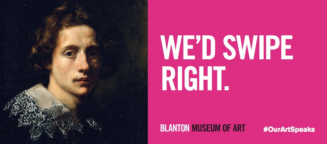 Bringing the Blanton to a younger audience is a goal of the museum—Alie assisted with art direction and copywriting for a series of meme-inspired billboards paired with works in the museum's collections. The Austin-American Statesman was impressed.