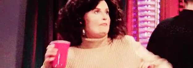 Fat Monica Dancing GIF - Friends Fat Monica Dancing - Discover