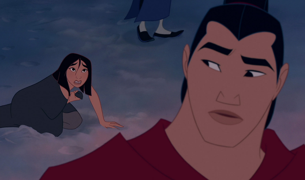 And then let's talk about how Shang abandoned Mulan in the snow AFTER she saved his life and the Chinese army. What a jerk move — WHY was he such an asshole?