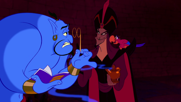 The Genie's magic doesn't *QUITE* hold up. When Aladdin wishes to be a prince, Genie just gives him the clothing and a parade. But when Jafar wishes to be Sultan, Genie upends the monarchy. HUH?
