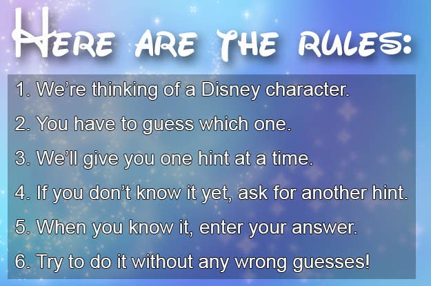 Can You Guess Which Character We're Of With Less Than 10 Hints?
