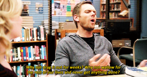 We hate it as much as you, but we've got other stuff to be doing so know it's not worth procrastinating for the next three weeks.
