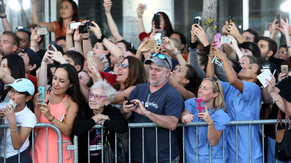 Some ladies enjoy the chance to let their hair down without the kids. But they also seem to have borrowed their teenage girl’s outfits. To be fair, there will be plenty of middle aged dads as well. They’ll be the ones who haven’t changed concert t-shirts since high school.