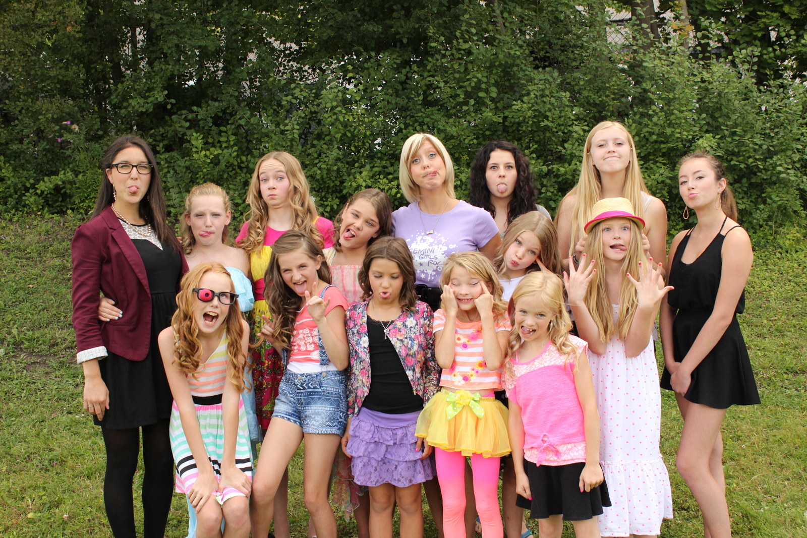 Where are those concerned parents when you need them? Thick with braces and questionable makeup choices, this clump of youngsters glides around in a cloud of judgment and insecurity.
