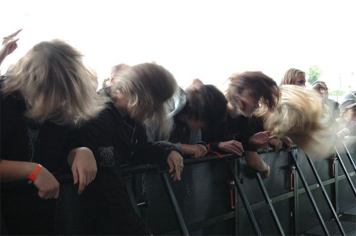 We know there isn’t space for square dancing, but headbanging is almost never the right compromise. Sure, appropriateness depends on the band. Just don’t get too close to anyone on their way to a self-induced brain injury.