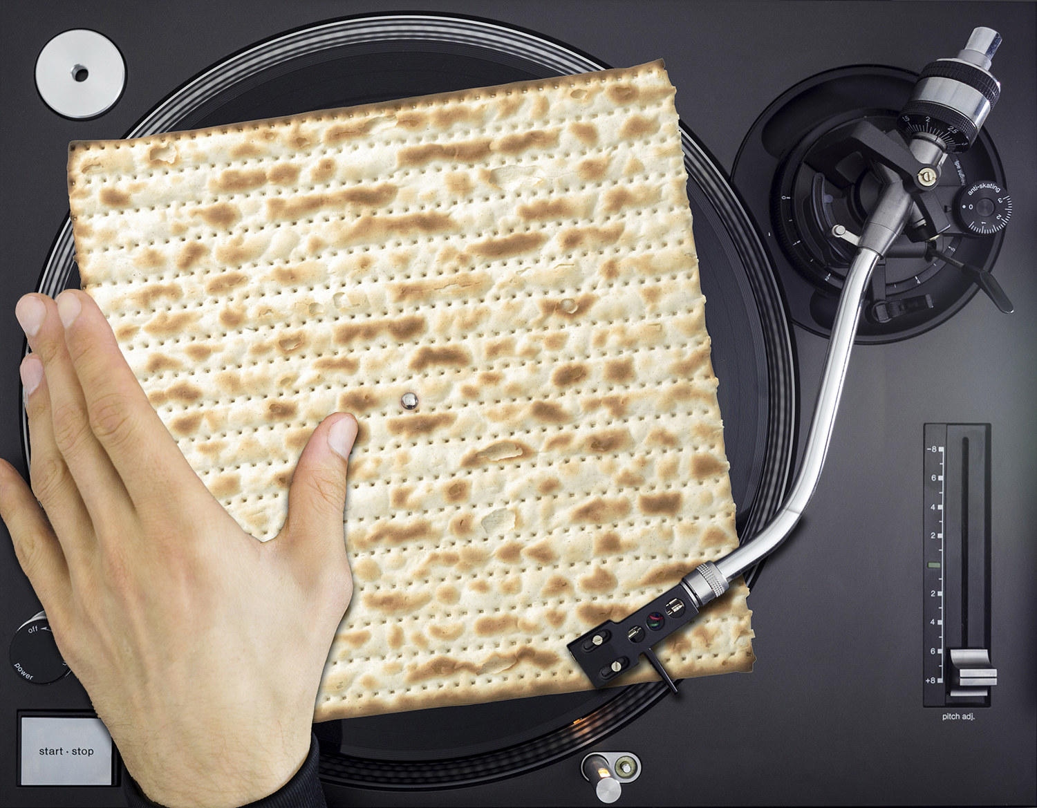 Want to hear Dayenu another 5,000 times? Go ahead and give this matzah a spin.