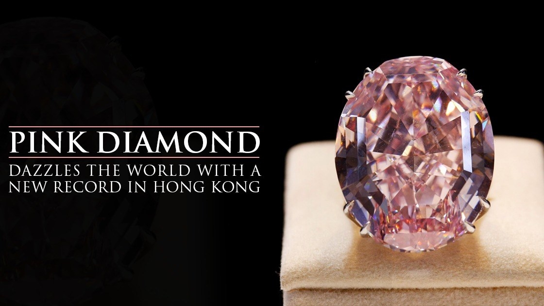 According to a report, Pink Star is oval-shaped 59.6 carat stone. This was bought in mere five minutes' bidding at Sotheby's. The buyer was Hong Kong jewellery retailer Chow Tai Fook Jewellery.Pink star is the largest polished diamond in its class to go under the hammer.Previously, Pink star has been sold for $83m in Geneva in 2013 but the buyer later defaulted. The record until now was held by the Oppenheimer Blue, which sold for $50m last May.The Pink star was found by De Beers at a mine in Africa in 1999 and is cut over a period of two years. The bidding for the gem began at $56m.Alexander Breckner, head of diamonds at jewellers "77 Diamonds", told the BBC that the stone is exceptional. "It's the largest pink diamond ever found in the history of humankind. It's an incredible colour to it. The sheer size of the stone already makes it so rare and so beautiful."Previous records set by a Gem stoneMay 2016: Oppenheimer Blue : sold at $50.6m (£34.7m at the exchange rate then current). The buyer's identity is unknown.November 2015: The Blue Moon, a 12.03-carat ring-mounted with cushion-shaped blue diamond, bought by Hong Kong tycoon Joseph Lau at a record price of $48.4m (£31.7m). He renamed it the "Blue Moon of Josephine" after his 7-year old daughter.May 2015: The Sunrise Ruby, a 25.59-carat "pigeon blood" coloured gemstone sold at $30m (£19.1m) to an unnamed buyer. With the given price, it became world's most expensive precious stone other than a diamond.November 2013: The "largest vivid orange diamond in the world", according to Christie's, attracted the highest price paid per carat for any diamond at auction, selling for $35m (£22m), or $2.4m (£1.5m) per carat.November 2010: The Graff Pink, a 24.78-carat "fancy intense pink" stone, auctioned for $46.2m (£29m). At the time it was believed to be the most expensive gemstone bought at auction. It was sold to the well-known British dealer Laurence Graff.