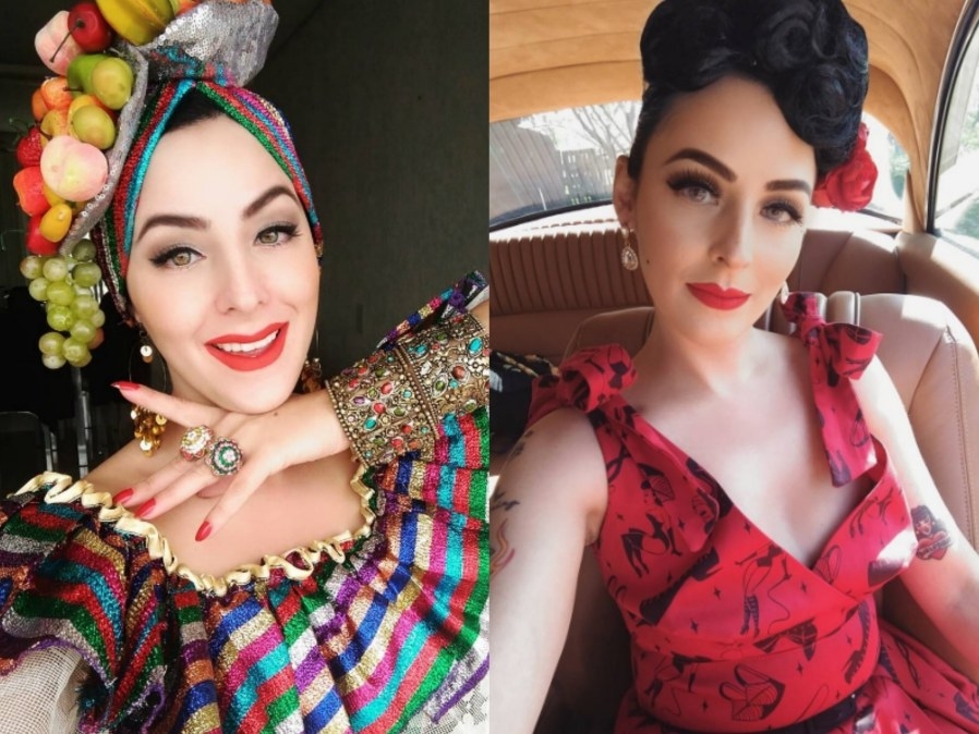 Journalist, burlesque artist and model, Aurora D'Vine has her style based on burlesque aesthetics and typically Brazilian influences, such as theater, for example. Aurora is one of the greatest references of the retro style in Brazil and is always developing some project in this segment. @ aurora_dvine