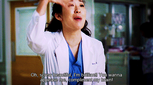 Grey Sloan Memorial Hospital has some great surgeons, it also has some great female surgeons, it isn't by chance that Sheperd's Head of Neuro, Robbins is Head of Fetal Surgery, Pierce's Head of Cardio, Grey's Head of General Surgery and Bailey's Chief of Surgery. But the first, true and real feminist is the one and only Cristina Yang, she belongs in this hospital.