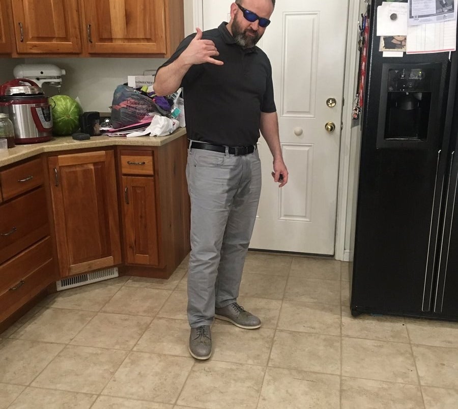 He said that he quietly entered the school office, and then asked for Valerie's backpack to cover up his own 'accident.'  'She looked at me with just the biggest incredulity,' he said.