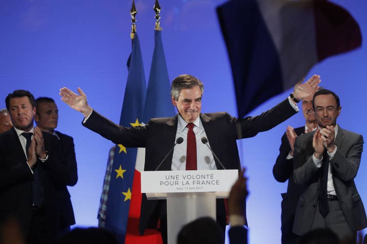 In France, as in the US, the Republicans are a right-wing party — though not as hardline as the National Front — and Fillon's policies were quite a bit further to the right than his competitor in the primary.
