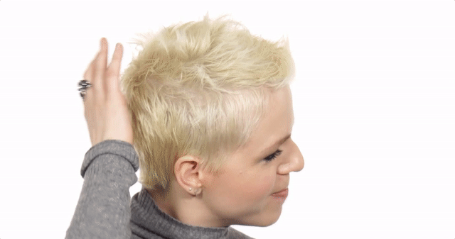 Short hair can be cute as a button or give you an edge sharp enough to cut — and spiking your hair can help you give off that "seriously, don't mess with me" vibe. Check out the tutorial here.