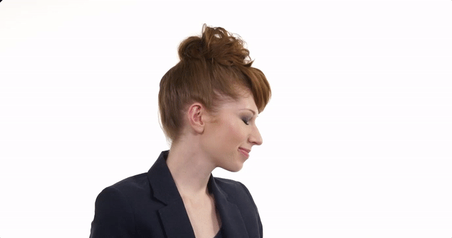 Bangs are kiiiind of a commitment, so why not give them a test drive before you make the big chop? Watch the tutorial here.