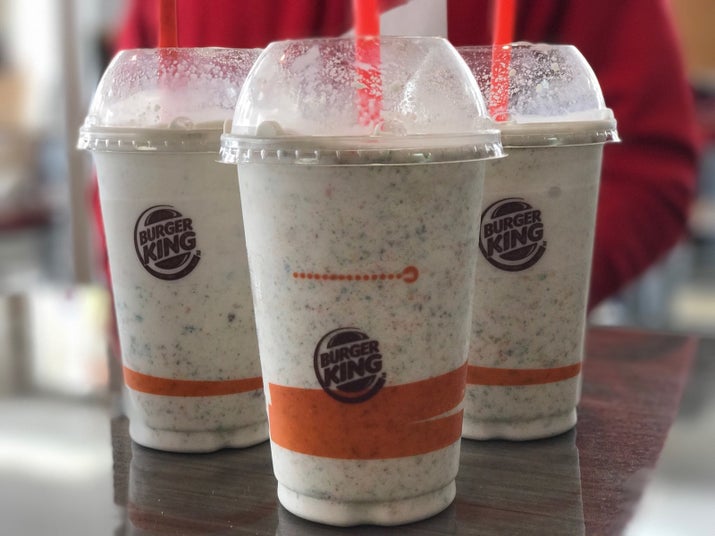 Burger King Fruit Loop Milkshake 99 Degree