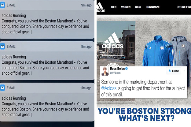 adidas boston marathon tweet