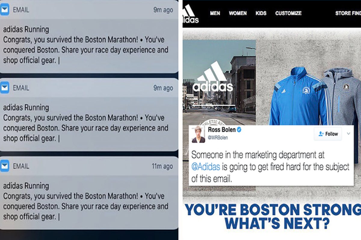 Adidas Congratulates People For Surviving The Boston
