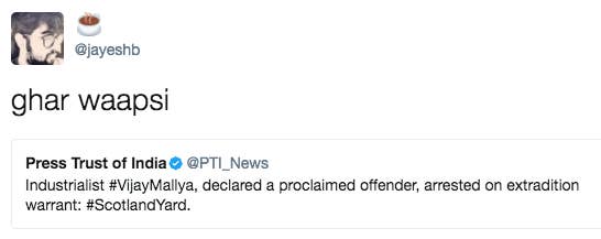 17 Hilarious Tweets About Vijay Mallya S Arrest And Immediate Bail