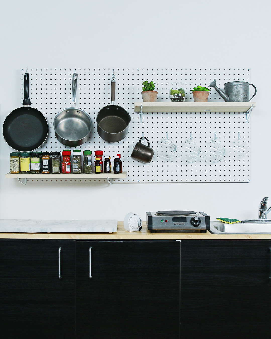 Get Your Shit Together With This Kitchen Pegboard Organizer   Sub Buzz 2282 1492625225 2 