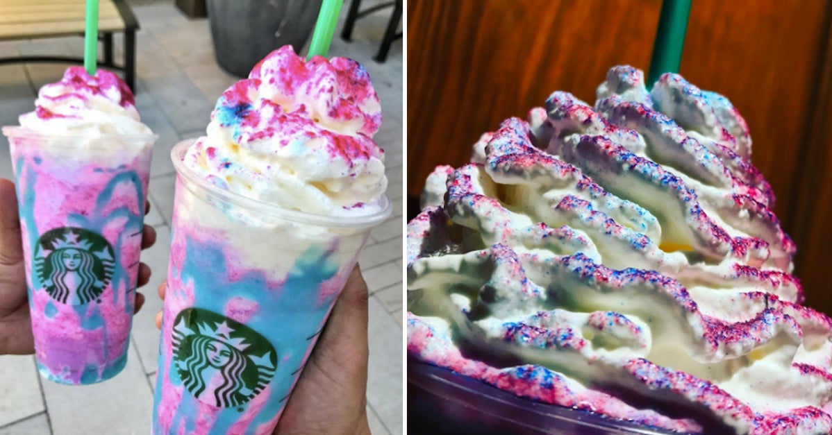 Here's What's Actually In The Starbucks Unicorn Frappuccino