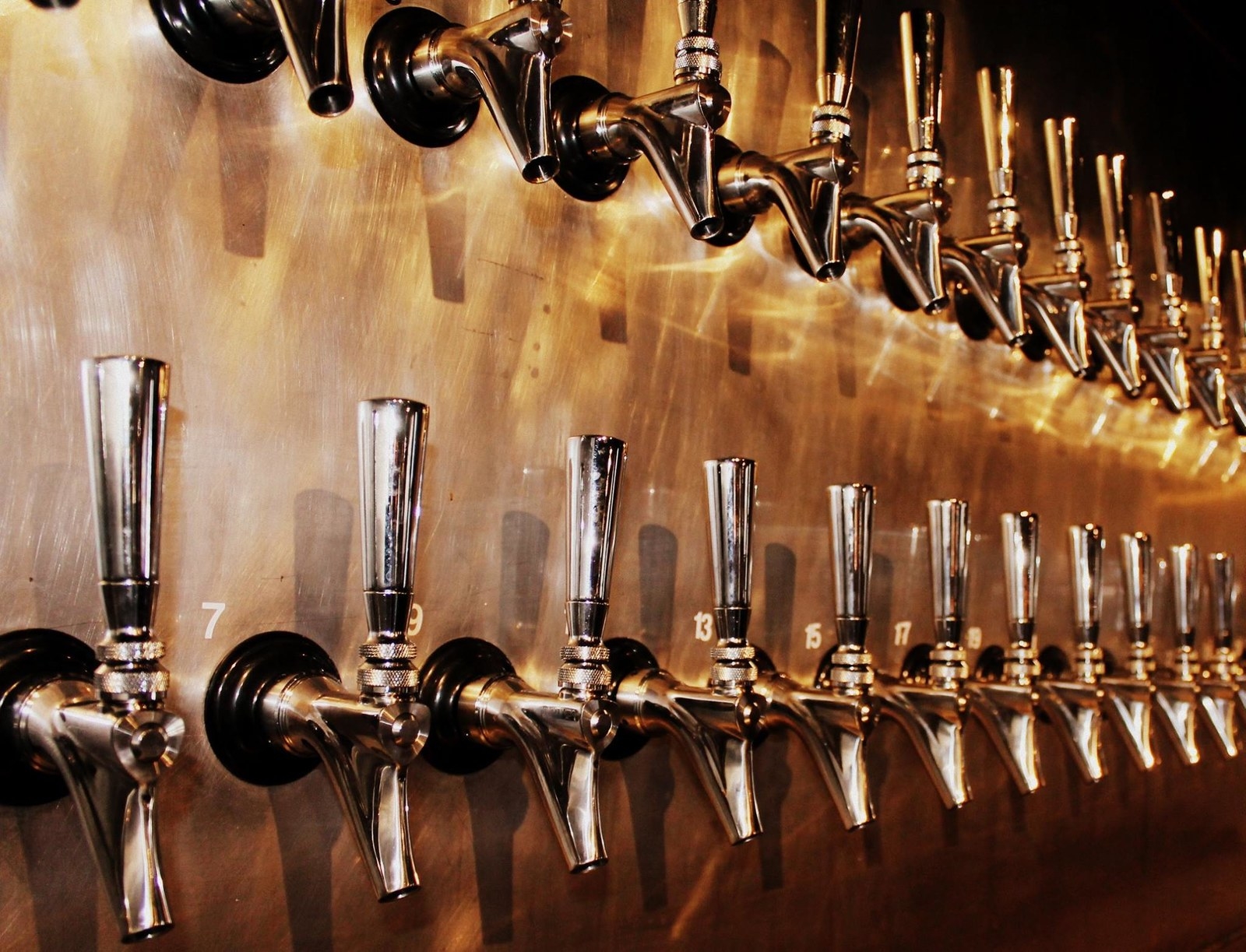 Lots of ever-changing beers to choose from at the bar. The patio is normally packed on a Saturday night, but it's worth it to send someone over early to grab a table for everyone celebrating with you!