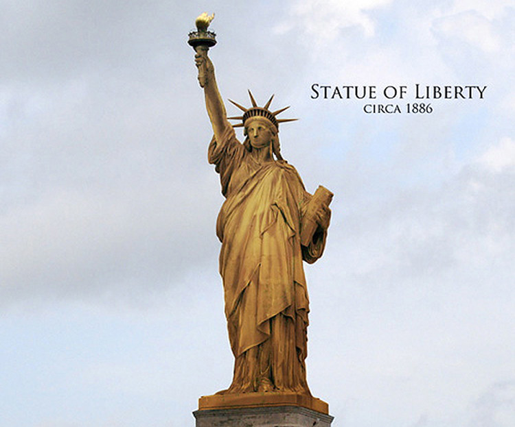 Tarnish is actually a chemical reaction on the outer layer of many metals (think the copper of the Statue of Liberty). Unlike rust which just spreads, tarnish will only happen to the upper layer, which is why you can polish silver, and its luster returns. Tarnish actually preserves the underlying metal in outdoor use, and in this form is called patina. The formation of patina is necessary in applications such as copper roofing, and outdoor copper, bronze, and brass statues and fittings. Patina is the name given to tarnish on copper based metals.