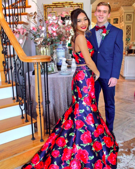 This lovely couple that kept things blooming at their dance.