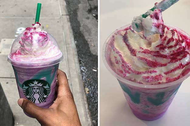 Here S What S Actually In The Starbucks Unicorn Frappuccino