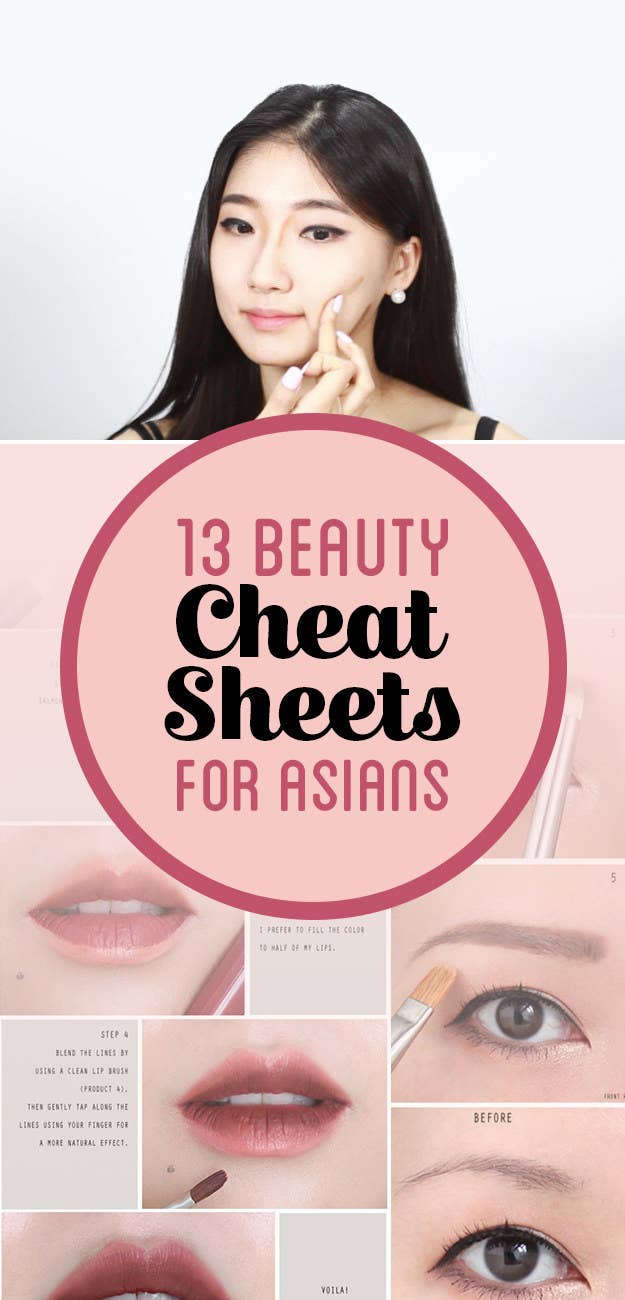 13 Asian Beauty Cheat Sheets You Ll