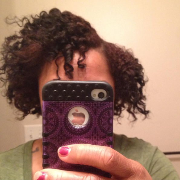 Like this twist-out that decided to act all brand new in front of company.