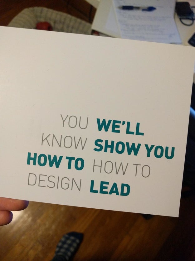 "You we'll know show you how to how to design lead."