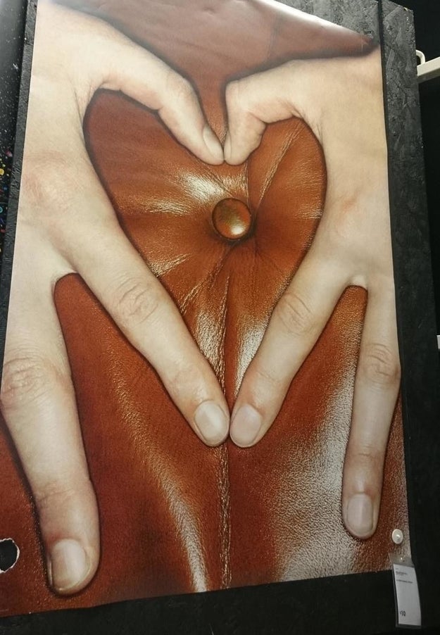 When they sold this weirdly explicit wall art.