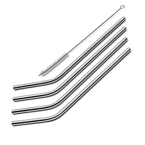 These extra long stainless steel straws are perfect for hot summer days. Best part - you can reuse them!