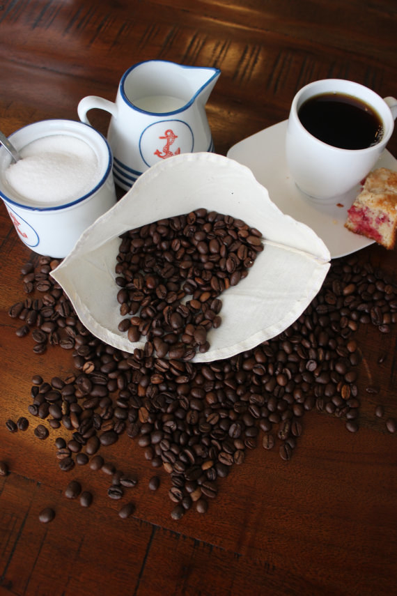 Have your morning cup of joe but eliminate wasteful coffee filters with these washable filters that you can use over and over.