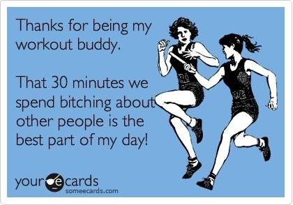 There is nothing more motivating than having another person working out with you. Not only to they help you push your limits, but they will also provide you with the pressure you need to keep up with your gym schedule instead of finding a random excuse to miss leg day.