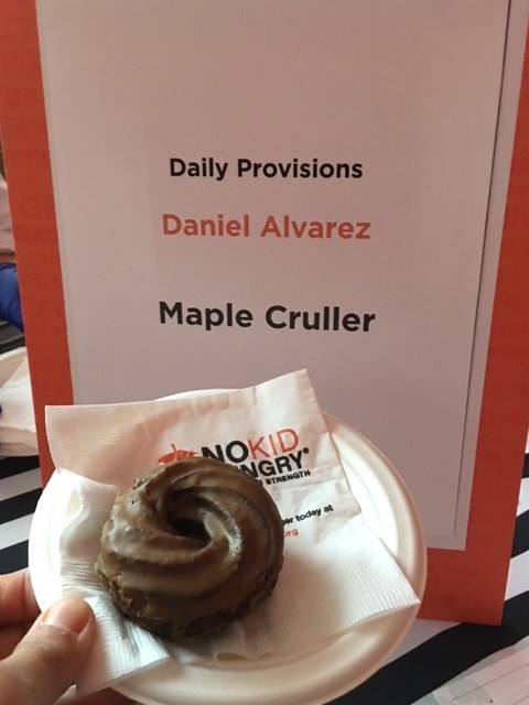 Crispy on the outside, soft and fluffy on the inside, the Maple Cruller by Chef Daniel Alvarez of Daily Provisions was a hit