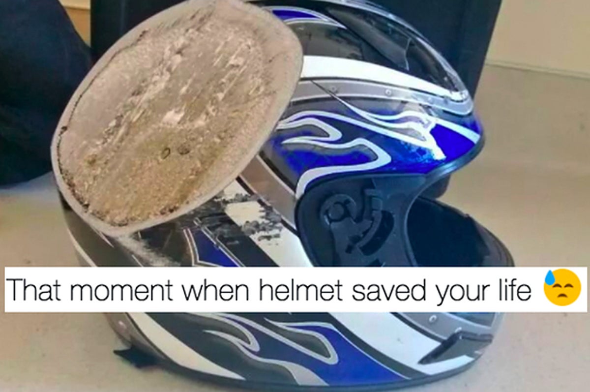 So in all seriousness, why cant we keep our helmets what they