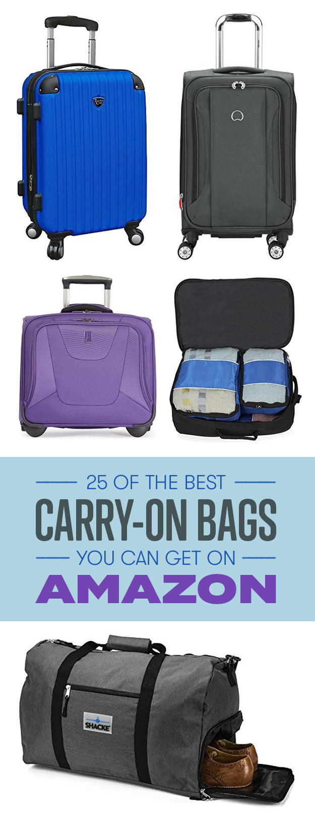 25 Carry-On Bags You Can Get On Amazon That People Actually Swear By