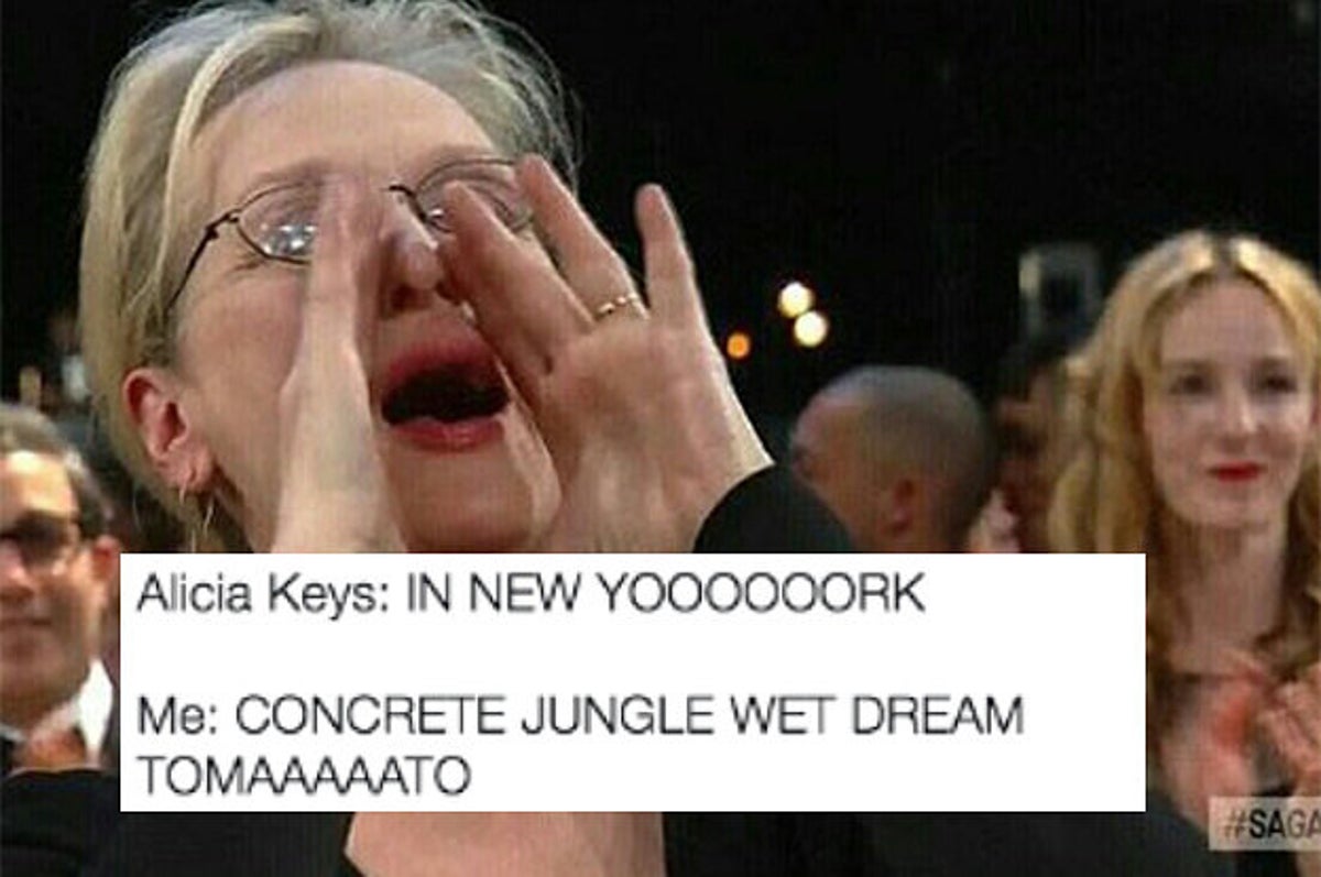 This Meme Of Meryl Streep Yelling To Your Favorite Songs Is The Funniest Thing You Ll See Today