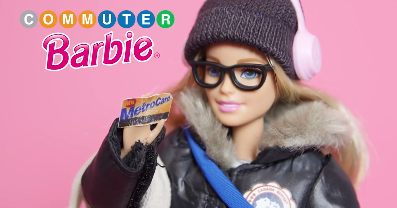 This "Commuter Barbie" Parody Commercial Is Way Too Real For New Yorkers