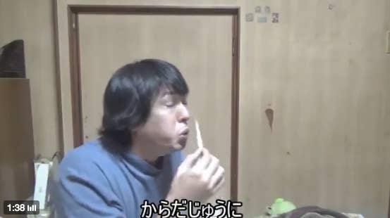This Japanese Man Made Himself Sick After Forcing Himself To Sneeze 300 Times Tan's artistic endeavors took a toll, however, and for two days after filming he was sick with a sore throat and a fever. made himself sick after forcing himself