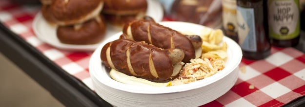 Pretzilla Sausage Buns