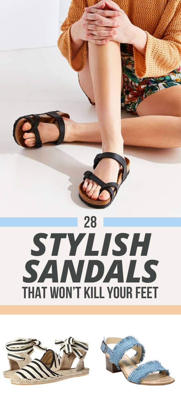 Treat Your Feet To The Comfiest Sandals Ever