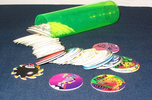 Now these are old school. So old school. I think they had Pogs at the last supper right?