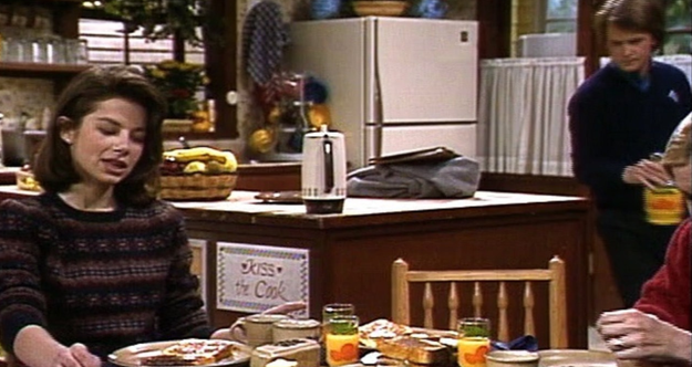 The meals are always full-on (although you rarely see people actually eating).