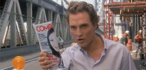 "I get so annoyed with the ending of How to Lose a Guy in 10 Days. When Andi works for a major beauty magazine, gets pissed she can't write about politics, and leaves to go find Ben. If her boss had said yes, would she have not found Ben? Why did you think Cosmo would want articles about politics shoved in between articles about which dildo to buy? I'm not saying rom-com women should be shallow and vapid, but this attempt to make her seem three dimensional felt very half assed." –ScuzzleButt