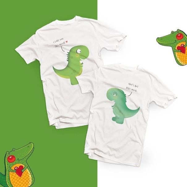 This cute and funny couple shirts set is the most beloved design from couples all around the world.