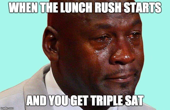 16 Stages Every Restaurant Worker Goes Through During A Lunch Rush